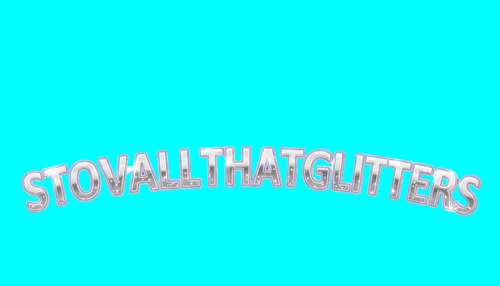 STOVALLTHATGLITTERS Logo - Silver with Light Purple Outline